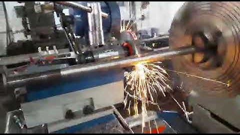 Ess Kay lathe company make 12 feet heavy duty lathe machine with grinding attachment