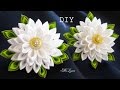 Резинки канзаши, МК / DIY Scrunchy with Kanzashi flowers