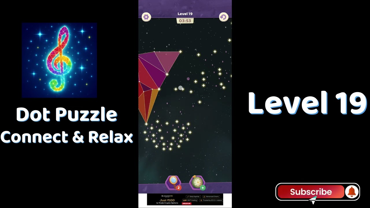 Dot Puzzle Level 19 Walkthrough | Connect & Relax | SolutionGuruji 🧩✨