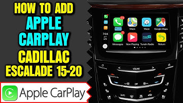 Cadillac Escalade Apple CarPlay - Add Apple CarPlay Android Auto to Cadillac Escalade HDMI DVD Input
