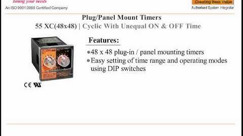 SELEC TIMER 55XC TIMER