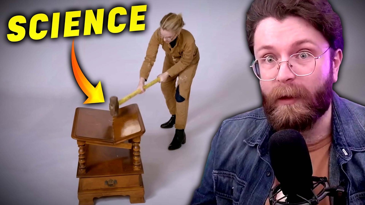 Vaush Reacts To Furniture Being Destroyed For Science
