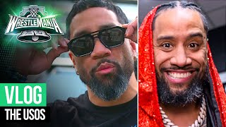 The Usos’ dueling WrestleMania XL Vlog