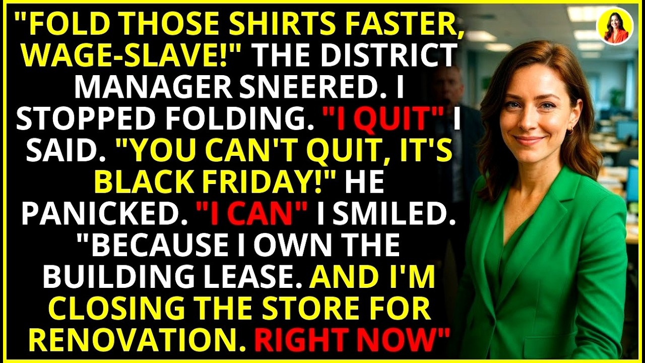 The morning of Black Friday, my boss screamed at me in front of a packed store, called me a “wage slave,” and told me to fold faster or get out. I was a 53-year-old seasonal hire in a polyester...