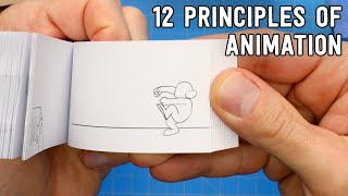 12 Principles of Animation Flipbook Set by Flipboku