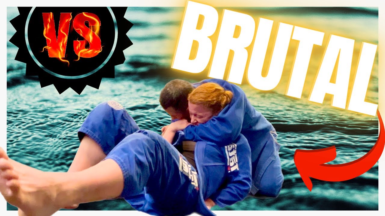 Brutal Brown Belt Moves BJJ Roll 109 YouTube