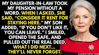 Consider It House Rent, My Daughter-In-Law Said After Taking Over My Pension… But She Had No Clue!