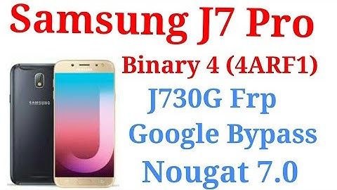 Samsung  J7 Pro J730G frp bypass Bit/Binary 4 (4ARF1)easy solution without computer and box