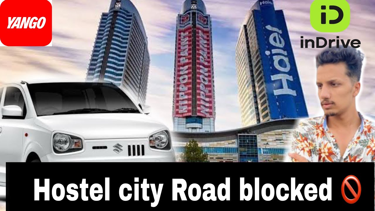 Hostel city Road blocked 🚫 | Indrive vlogges |Danish Awan Vlogs 