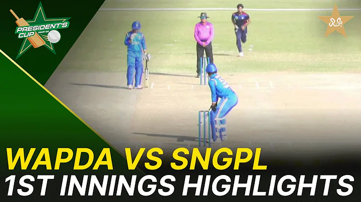1st Innings Highlights | WAPDA vs SNGPL - President's Cup Grade-I 2025-26 | KCCA Ground | PCB M2V1K