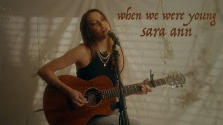 When We Were Young - Adele (Sara Ann Acoustic Cover)