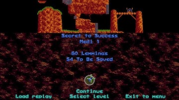 NeoLemmix menu preview (2020/10/18)