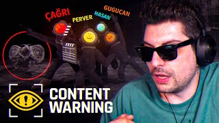 VİDEO ÇEKİP ÜNLÜ OLMAYA ÇALIŞTIĞIMIZ KORKU OYUNU! | Aşırı Eğlenceli Content Warning