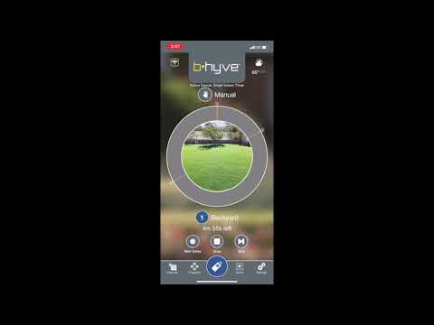 How To Run a Manual Watering From the B-hyve App