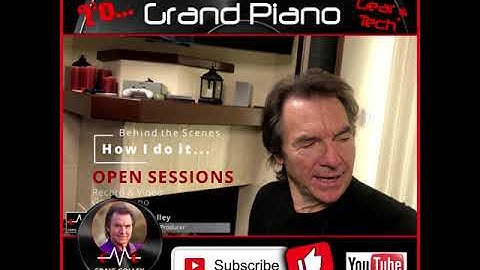 Gear to use to Record Grand Piano and using a click track in a home recording studio #short