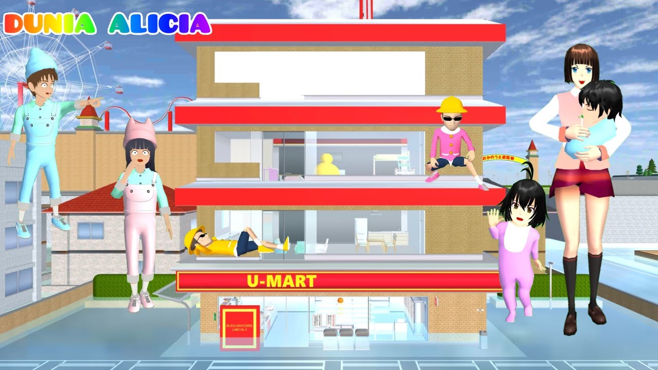 Apa? Semua Baby Hilang Diculik Mbak Mami Palsu Di U-Mart Yuta Mio Panik ! 😱😨| Sakura | Dunia Alicia