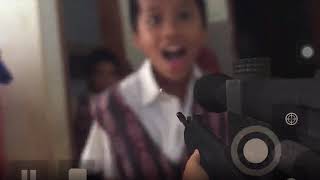 Sniper Camera Gun 3D | Kid School Zombie Attack (PART 1) screenshot 1