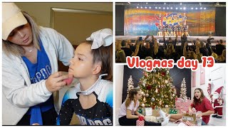 GRWM for my cheerleading competition | VLOGMAS DAY 13