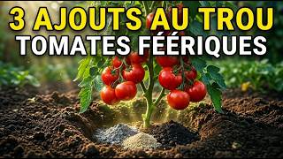 Je Mets CECI dans le Trou à la Plantation ! 3 Ajouts et les Tomates Poussent comme des Arbres