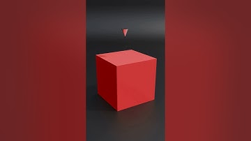 Falling Cone Destroys 8,000+ Cubes | Satisfying Blender Physics Simulation