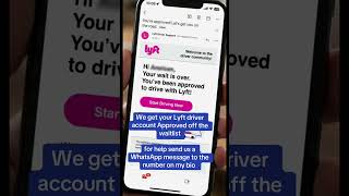 How to get your Lyft driver account Approved off the waitlist #lyftdriver #lyftdrivers #usashorts