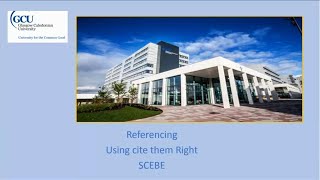 Details Referencing and using Cite them Right Update