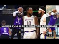 LAKERS Full 5 ON 5 PRACTICE SCRIMMAGE(LeBron, Westbrook, AD, Melo, Rondo, Dwight..)