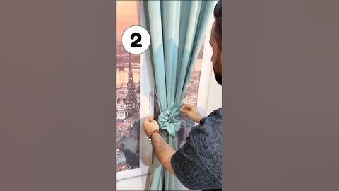 4 tips to install curtains with Hacks at home #curtains #tipsntricks #explore #homedecor