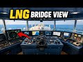 Inside LNG Ship Bridge 🌊 | Full Sea Control Room View 🚢