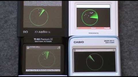 Python radar graphic demo / calculators