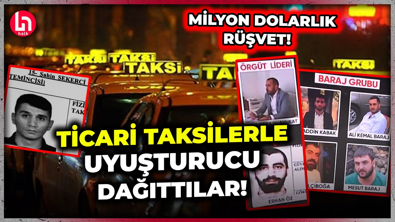Ticari taksilerle uyuşturucu dağıttılar! Akıl almaz şebekeyi Dinçer Gökçe Halk TV'de açığa çıkardı!