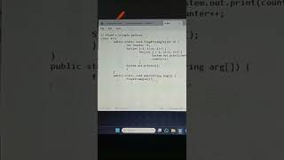 how to print Floyd's triangle pattern ! Floyd's triangle pattern in Java ! #coding #java #shorts
