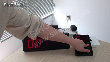 SINGCALL Wireless Calling System  New APE100 with SC-R50 receiver