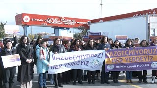 Kadınlar 25 Kasım için Sincan Cezaevi önünde | Canlı Yayın