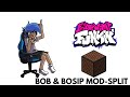 Friday Night Funkin&#39; VS Bob and Bosip - Split [Minecraft Note Block Cover]
