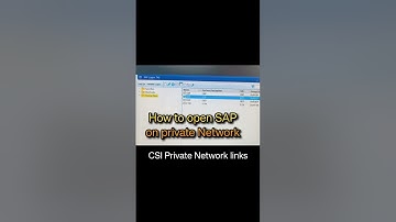 How to open SAP on private Network || How to open DPMS on mobile network