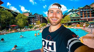 Checking Out Of Wilderness Lodge, Club Level Breakfast. Enjoying A Pool Day, Grand Flo Construction
