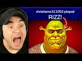 My viewers turned a new shrek horror game into a comedy 5 nights at shreks hotel 2