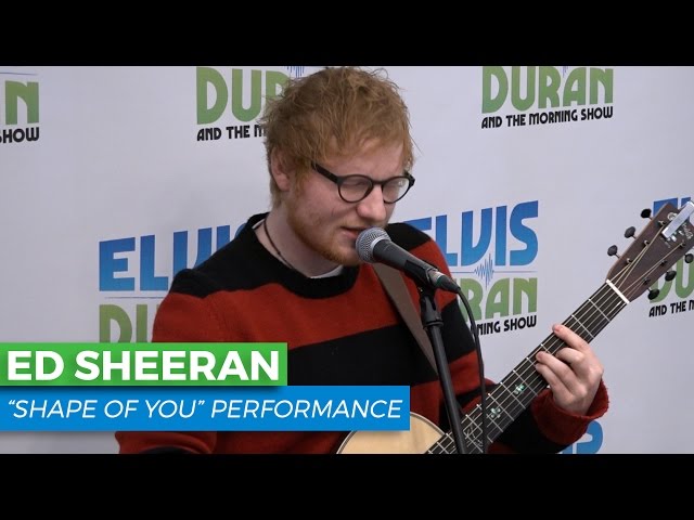 Ed Sheeran - Shape of You Acoustic | Elvis Duran Live class=