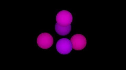 5-balls. Rotation in four-dimensional space. 4D. Fourth dimension. Hyperspace.