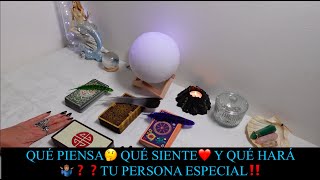 Qué piensa🤔❓, Qué siente❤️❓ y Qué hará🤷🏽‍♂️❓, tu personal especial con vuestra conexión❓❓