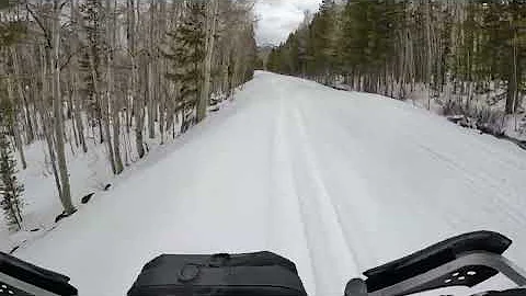My Friday Snowbike Ride , Slow And Easy 5-10-24
