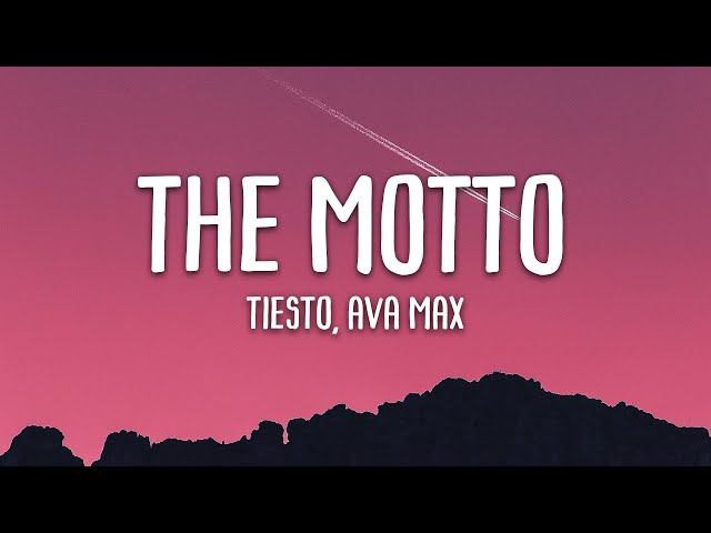 Tiësto & Ava Max - The Motto - Video Dailymotion