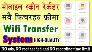 [in Nepali] Mobile Screen Recorder in High Quality I I With Video & Photo Editor screenshot 5