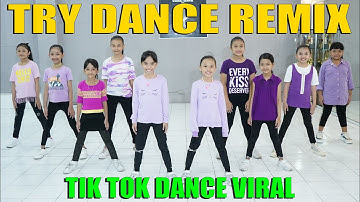 TRY PINK DANCE KIDS TIKTOK DANCE VIRAL JOGET ZUMBA SENAM GOYANG