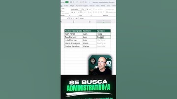 👉 El truco para separar nombres y apellidos en Excel (sin fórmulas)