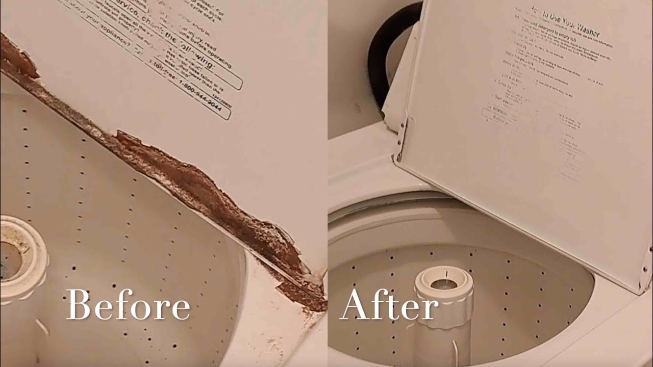 Remove Rust & Restore Appliances Washing Machine example YouTube