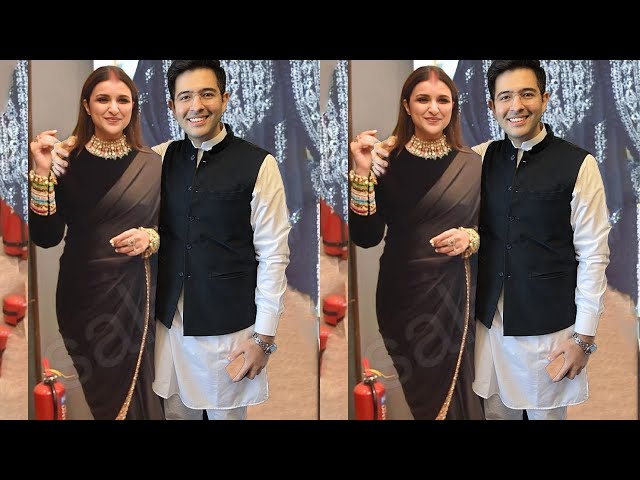 Parineeti Chopra And Raghav Chadha's Black And Red Ethnic Looks Are  Decadent Enough To Ring In Their First Diwali 2023 As Newlyweds