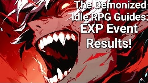 EXP Event Results - The Demonized Idle RPG Guide