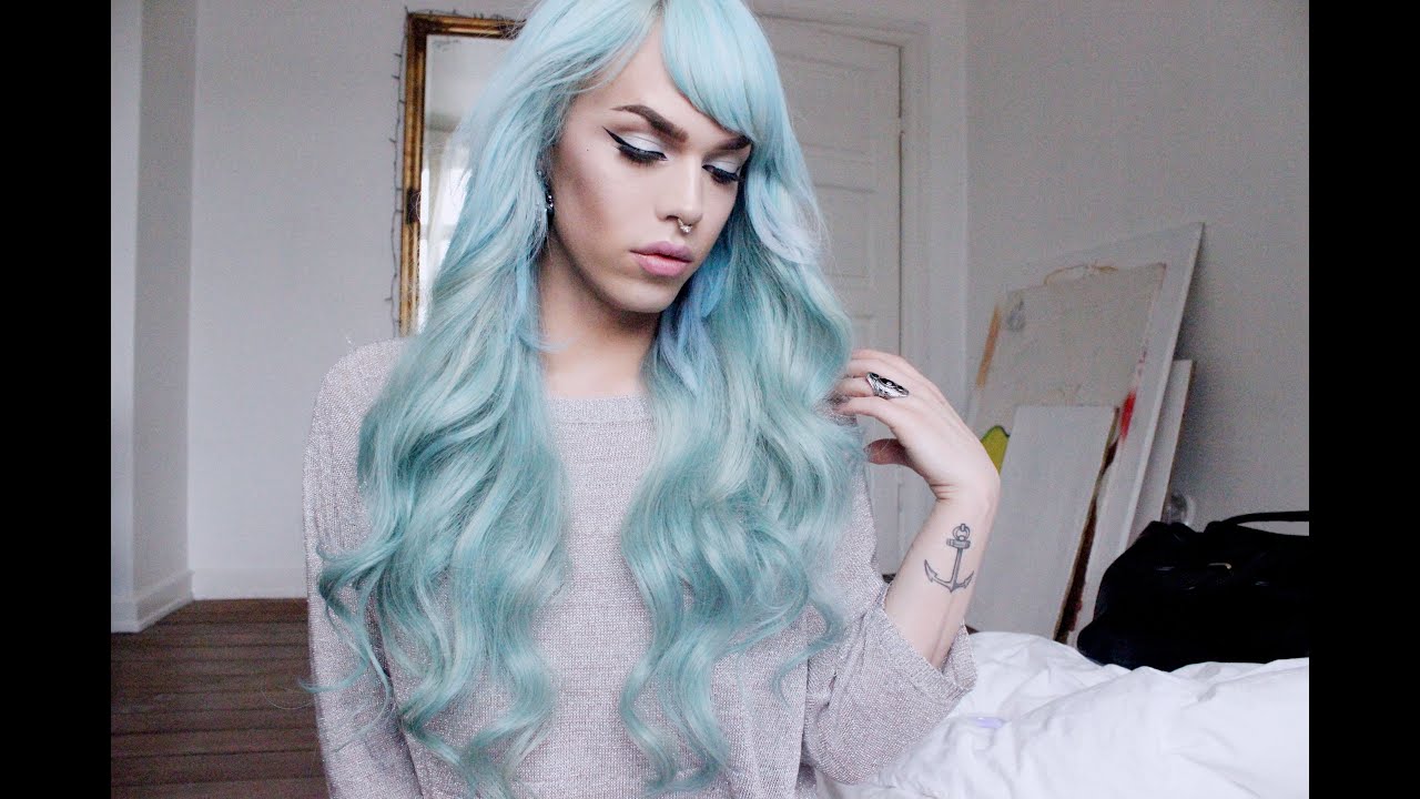 5. "Maintenance Tips for Pastel Mint Blue Hair" - wide 5